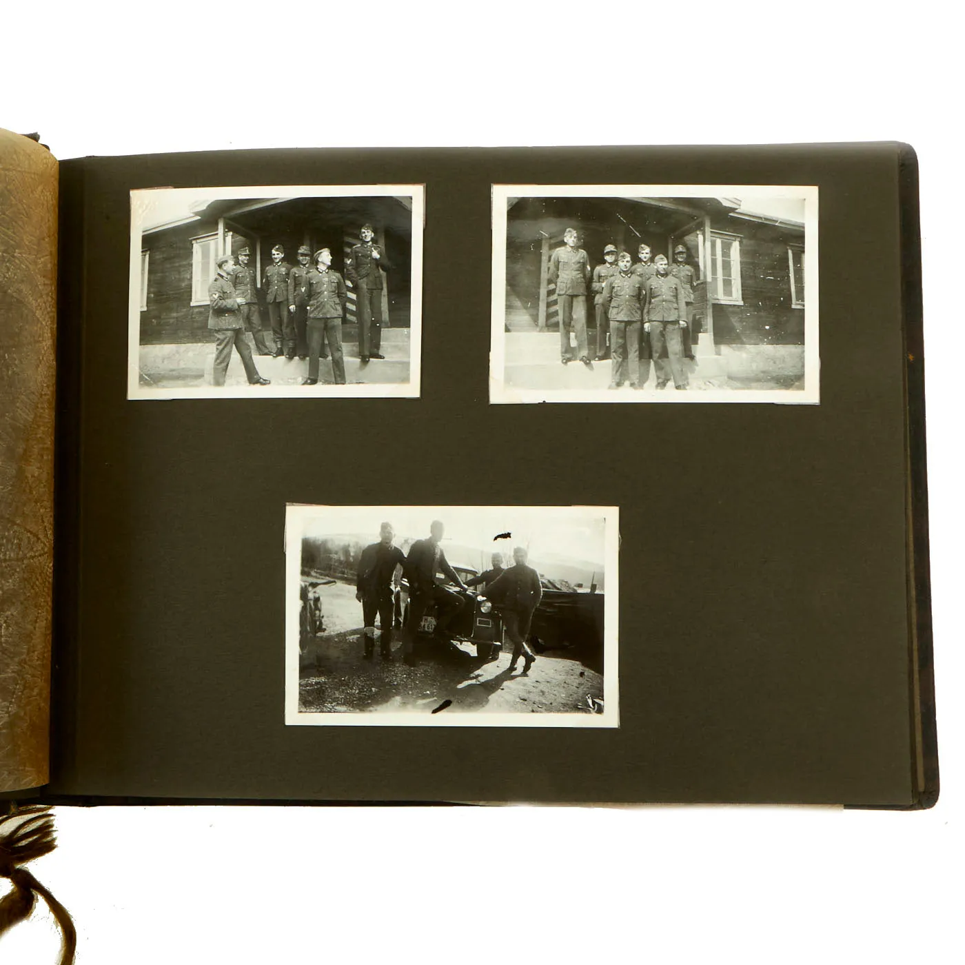 Original German WWII Heer Army “In Memory of My Service” Personal Photo Album - 91 Photos