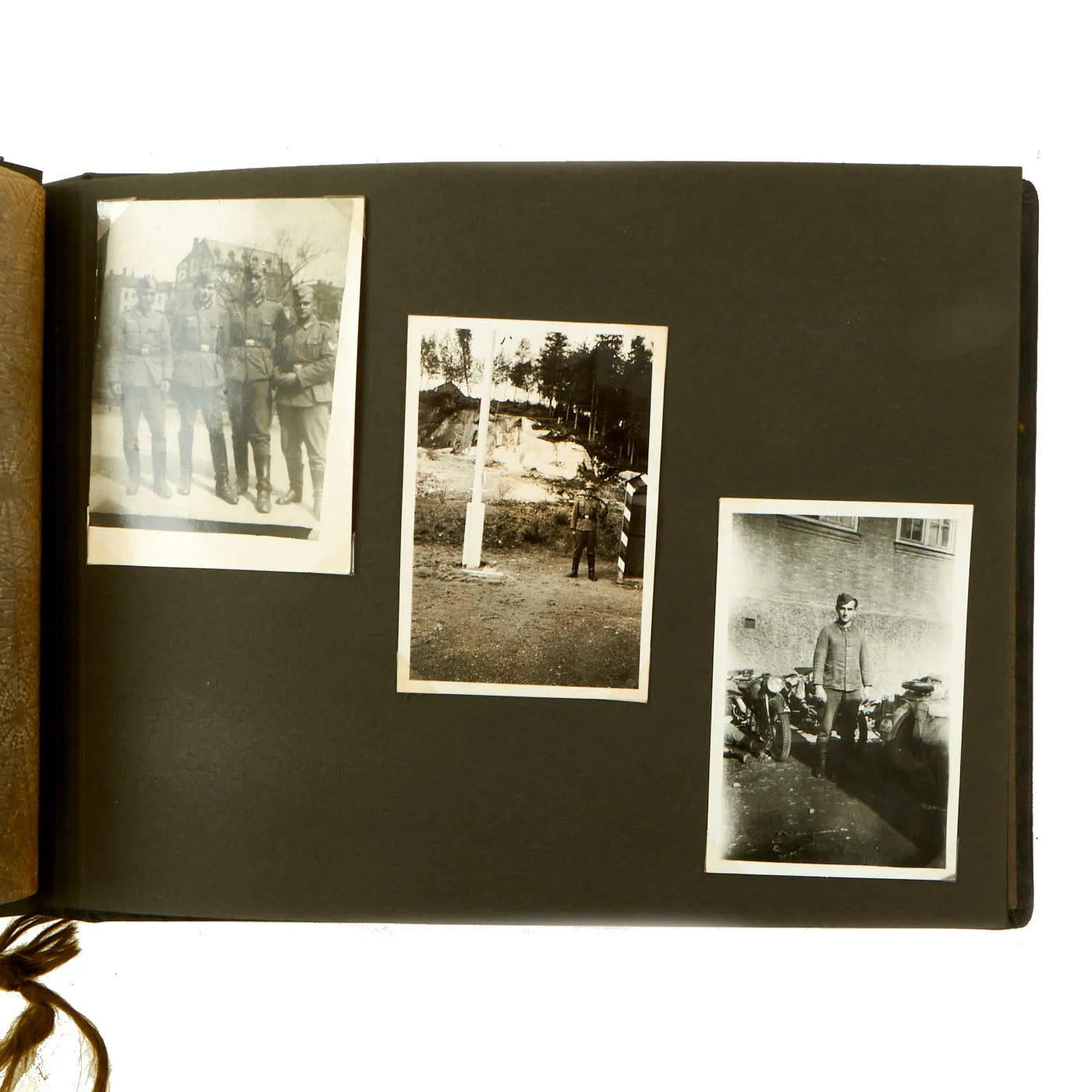 Original German WWII Heer Army “In Memory of My Service” Personal Photo Album - 91 Photos