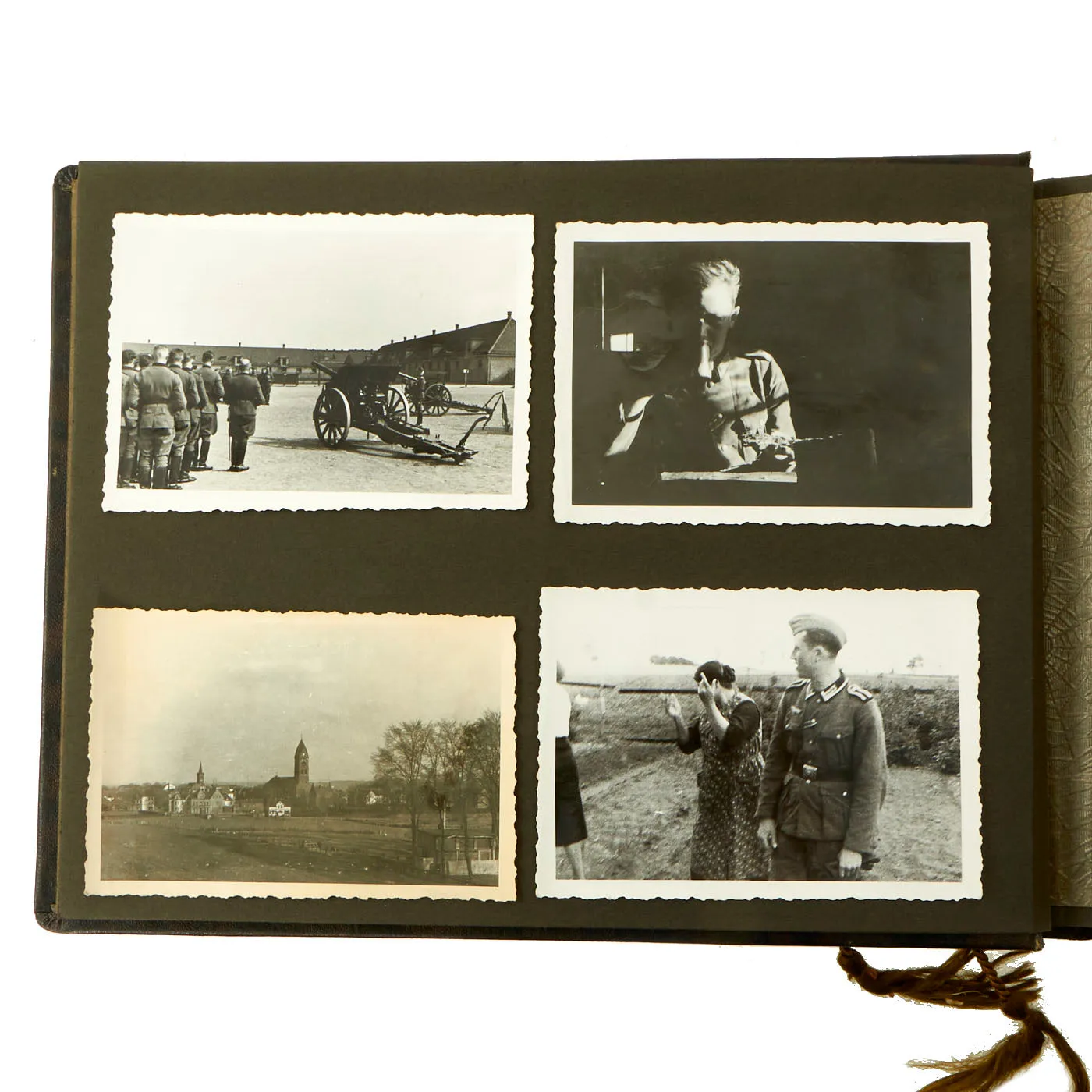 Original German WWII Heer Army “In Memory of My Service” Personal Photo Album - 91 Photos