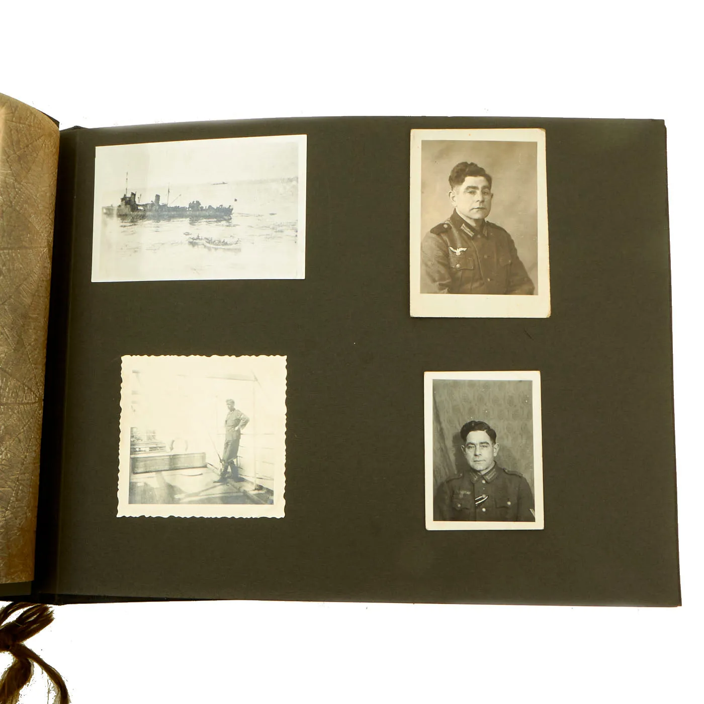 Original German WWII Heer Army “In Memory of My Service” Personal Photo Album - 91 Photos