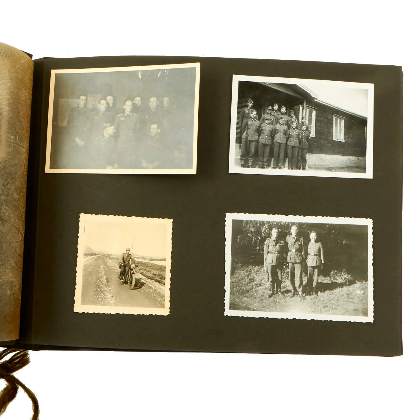 Original German WWII Heer Army “In Memory of My Service” Personal Photo Album - 91 Photos