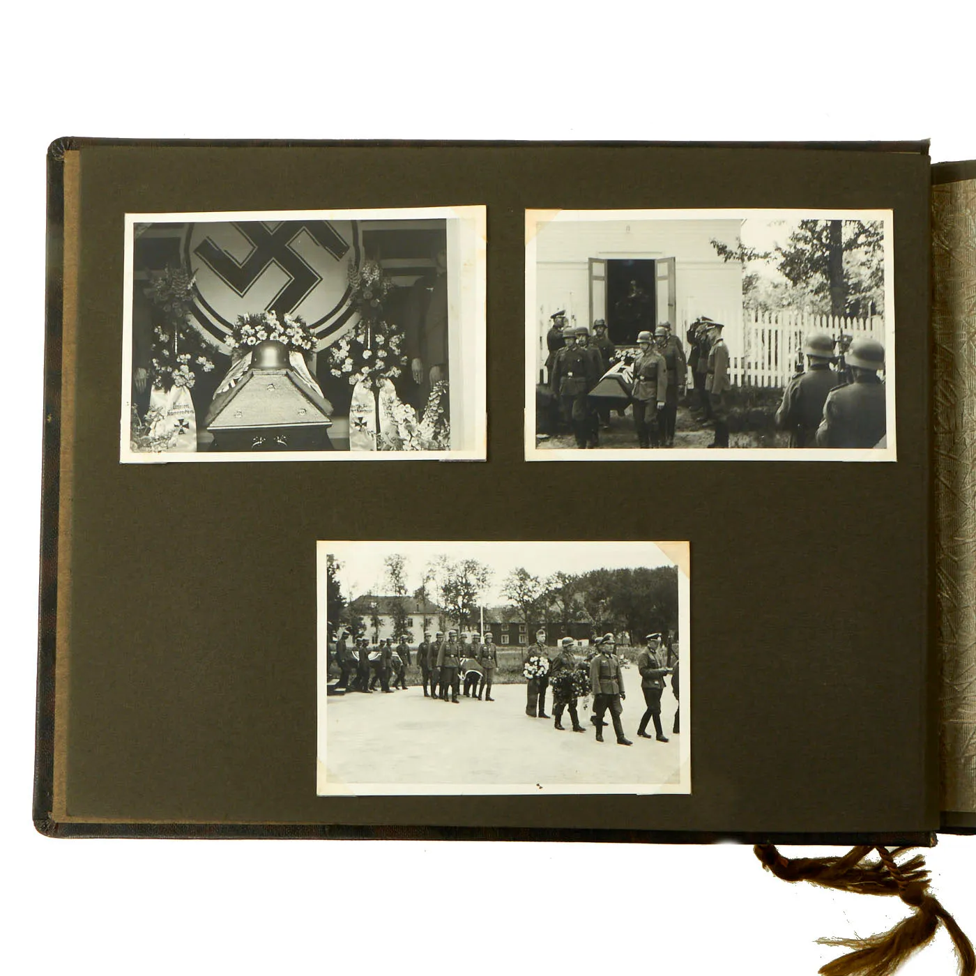 Original German WWII Heer Army “In Memory of My Service” Personal Photo Album - 91 Photos