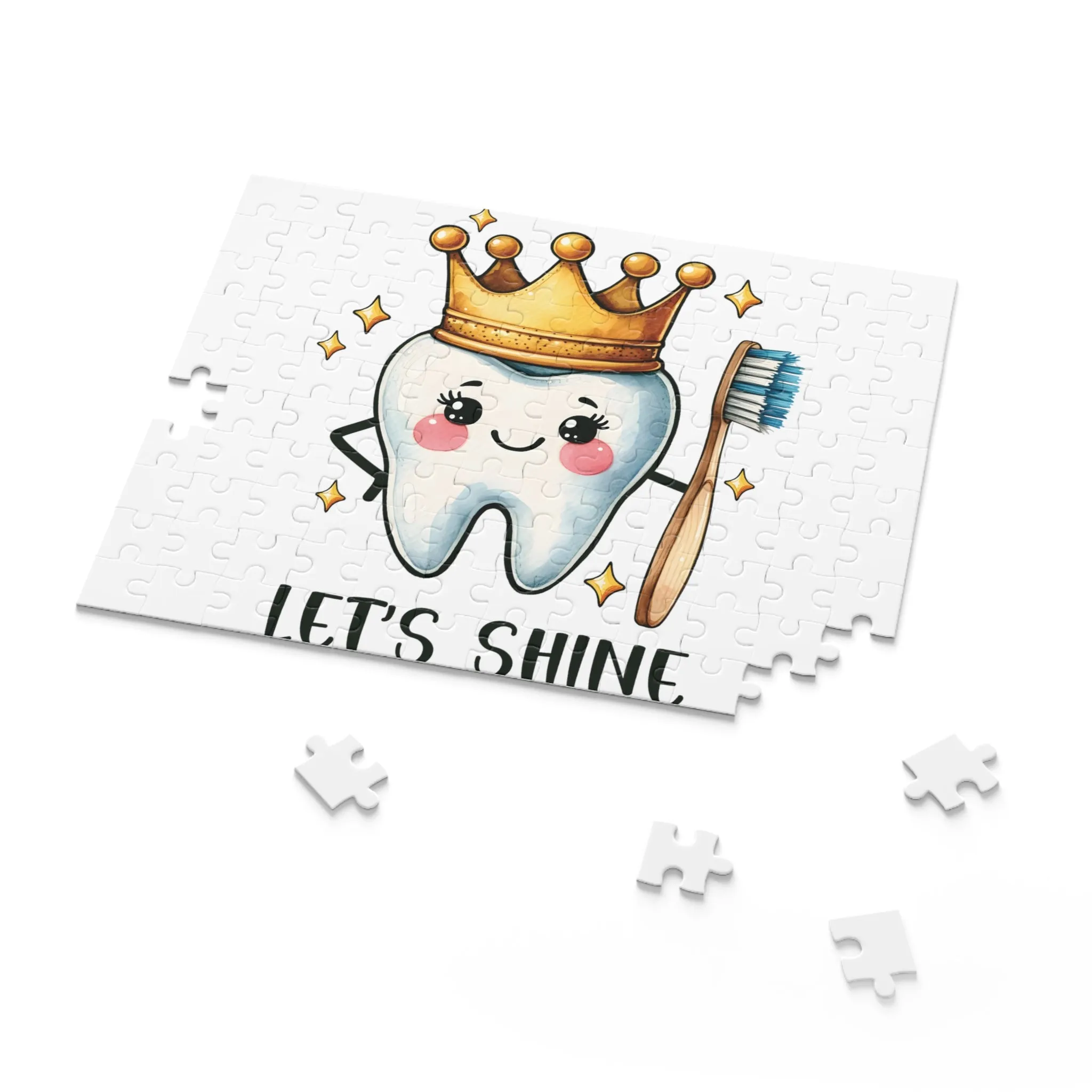 Personalised/Non-Personalised Puzzle, Dentist, Tooth (120, 252, 500-Piece)