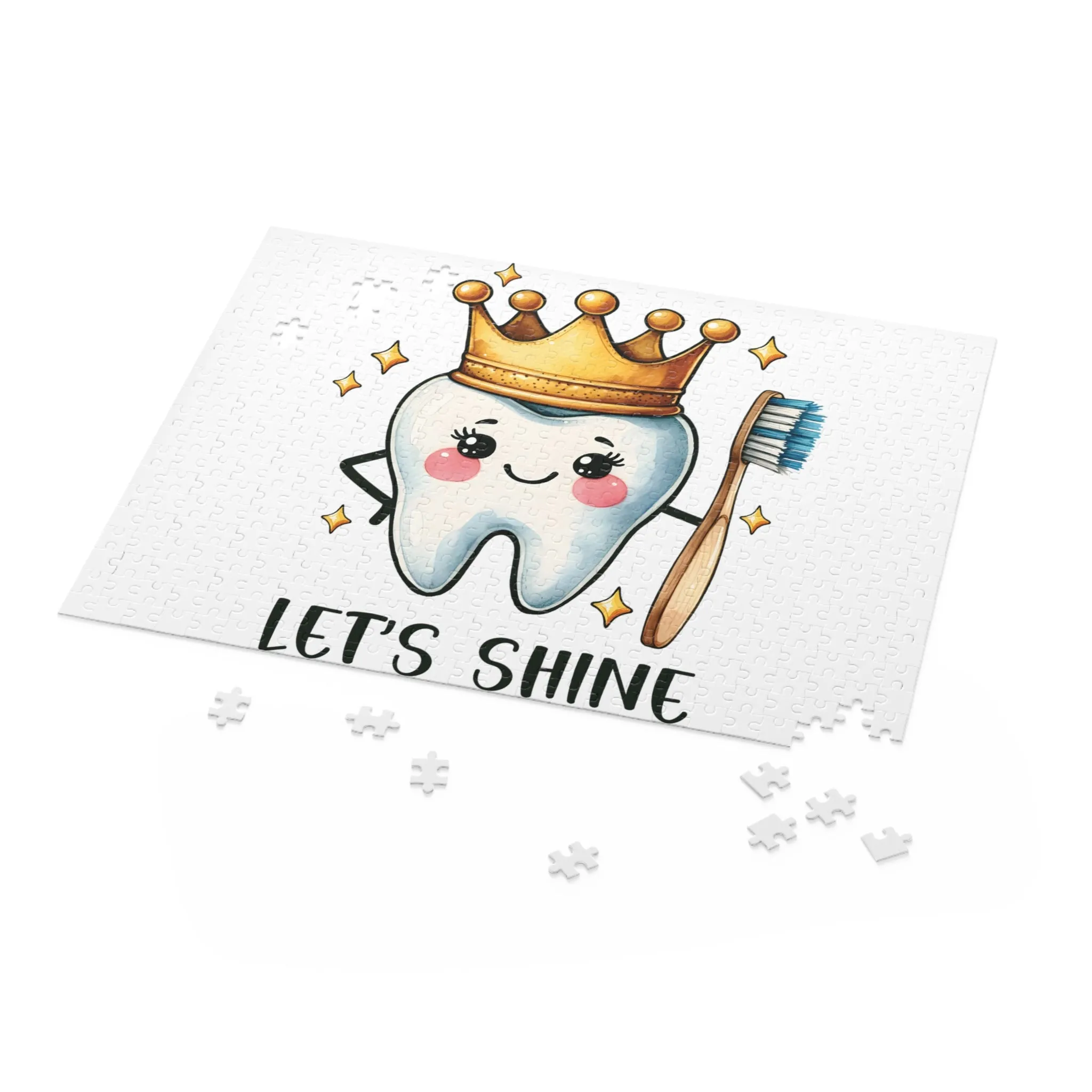 Personalised/Non-Personalised Puzzle, Dentist, Tooth (120, 252, 500-Piece)