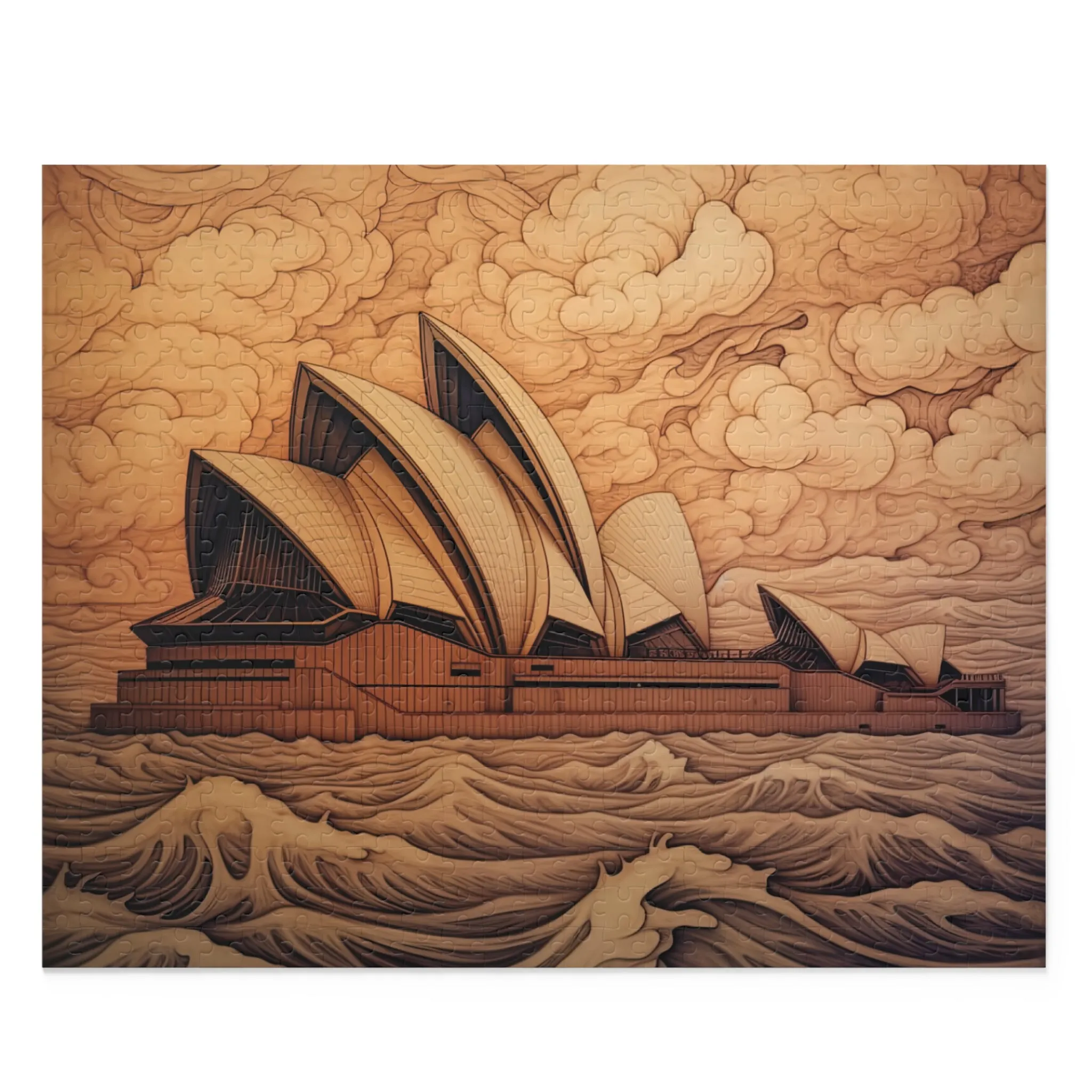 Personalised/Non-Personalised Puzzle, Sydney Opera House, Australia (120, 252, 500-Piece)