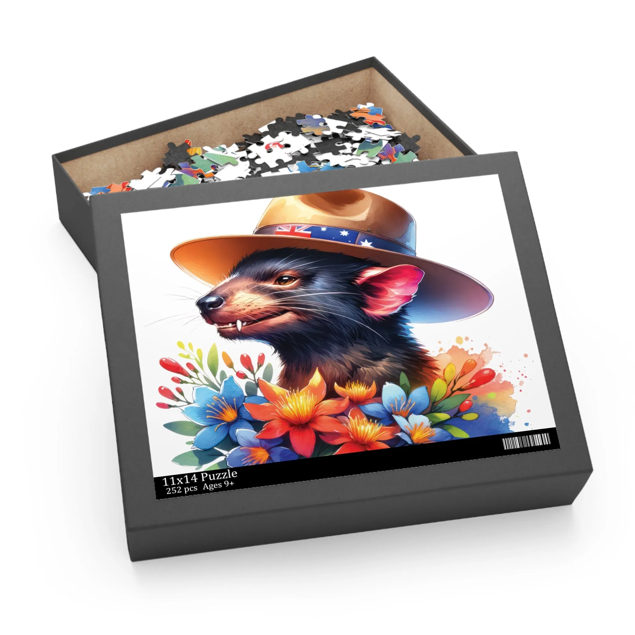 Personalised/Non-Personalised Puzzle, Tasmanian Devil (120, 252, 500-Piece)