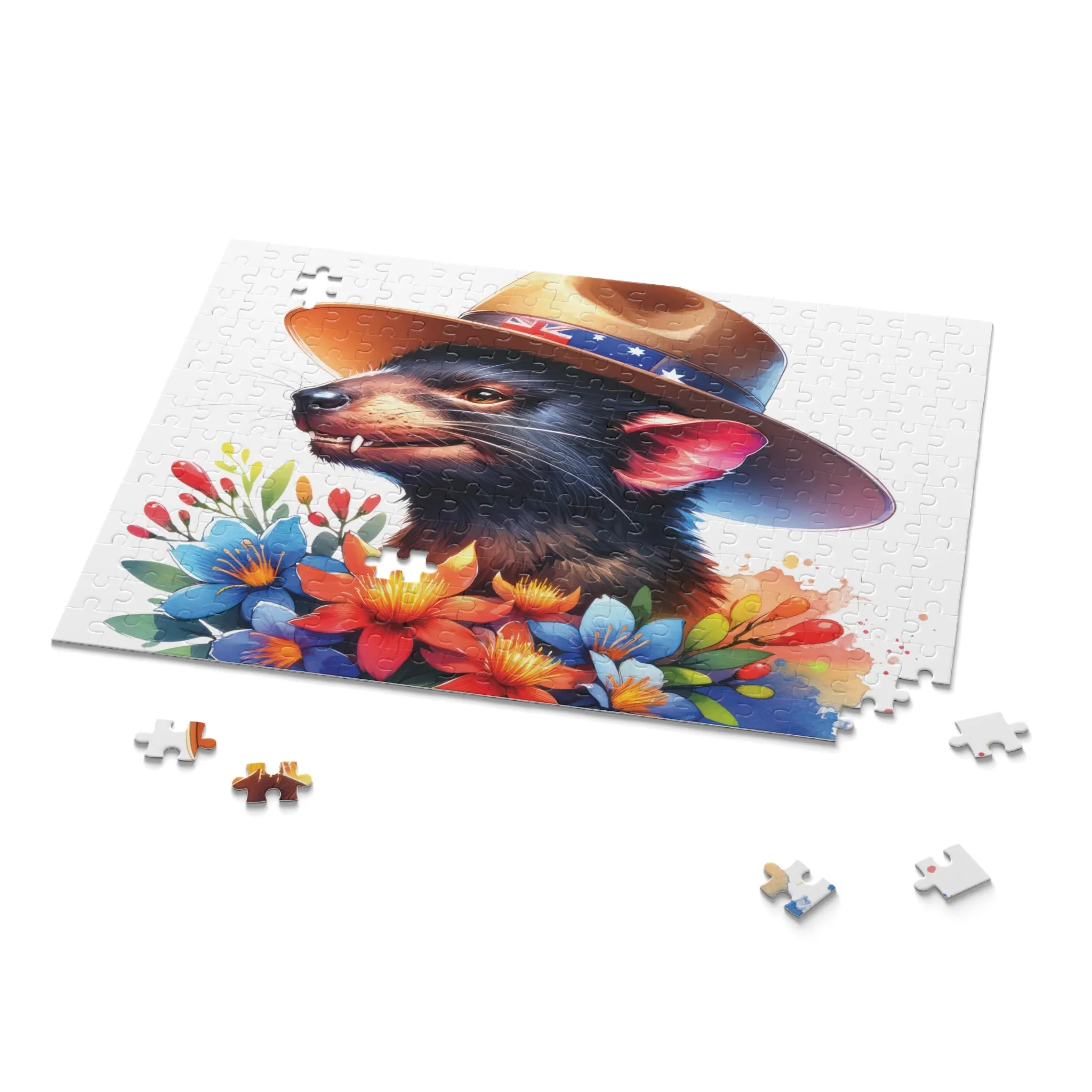 Personalised/Non-Personalised Puzzle, Tasmanian Devil (120, 252, 500-Piece)