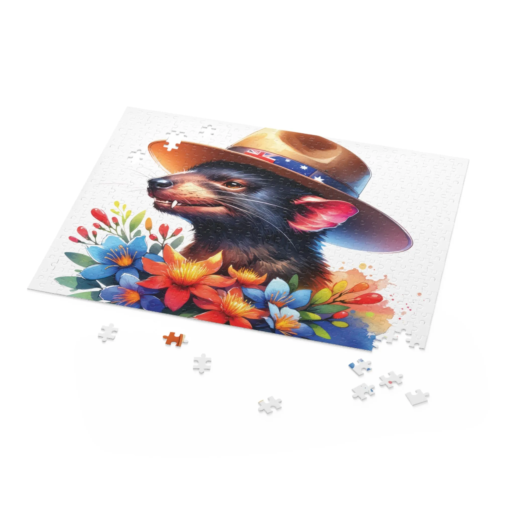 Personalised/Non-Personalised Puzzle, Tasmanian Devil (120, 252, 500-Piece)