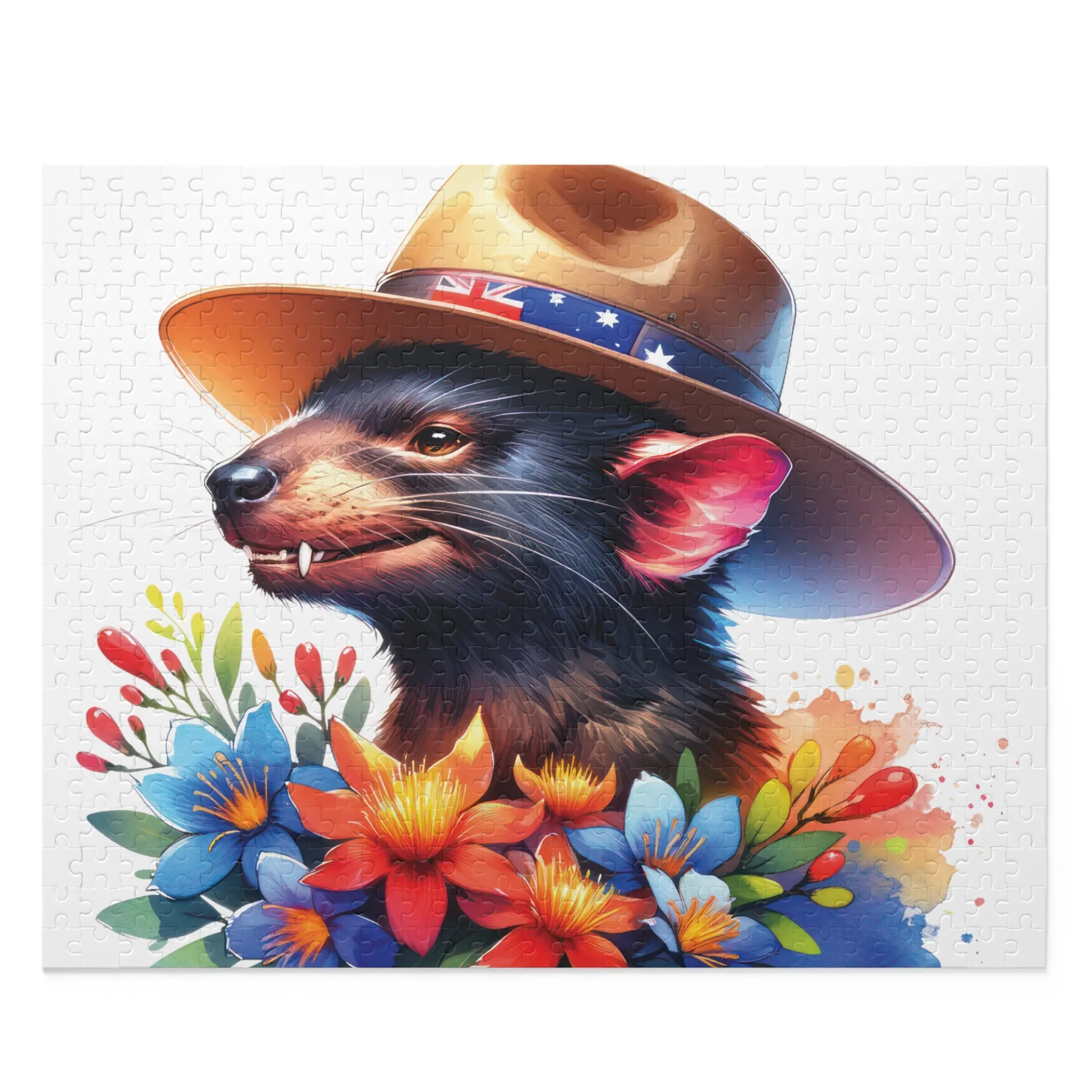 Personalised/Non-Personalised Puzzle, Tasmanian Devil (120, 252, 500-Piece)