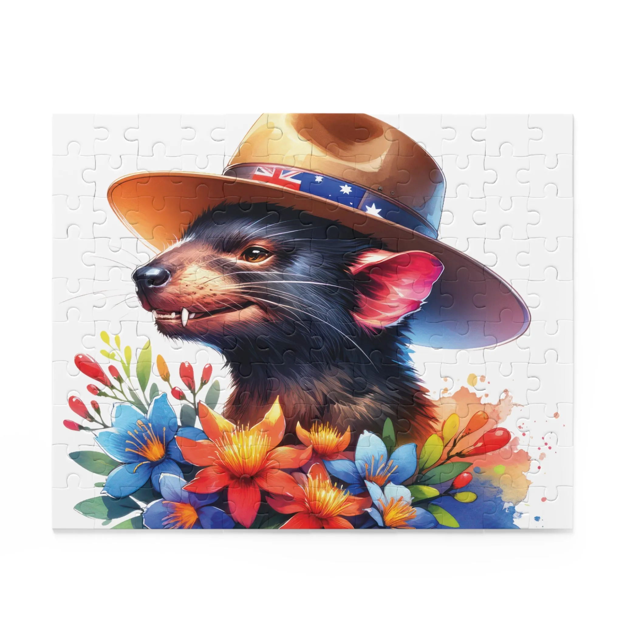 Personalised/Non-Personalised Puzzle, Tasmanian Devil (120, 252, 500-Piece)