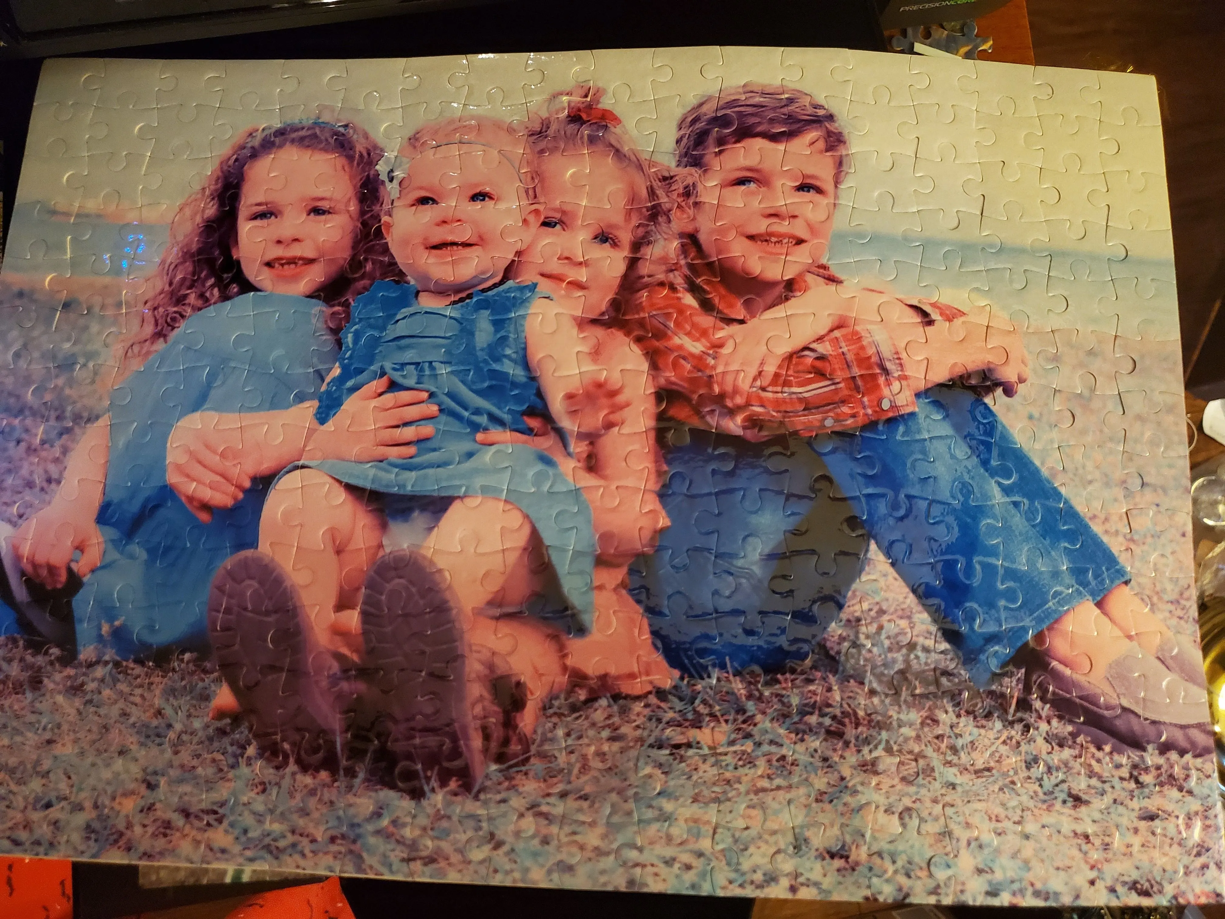 Personalized Children or Grandchildren Photo Puzzle Makes Great Gifts