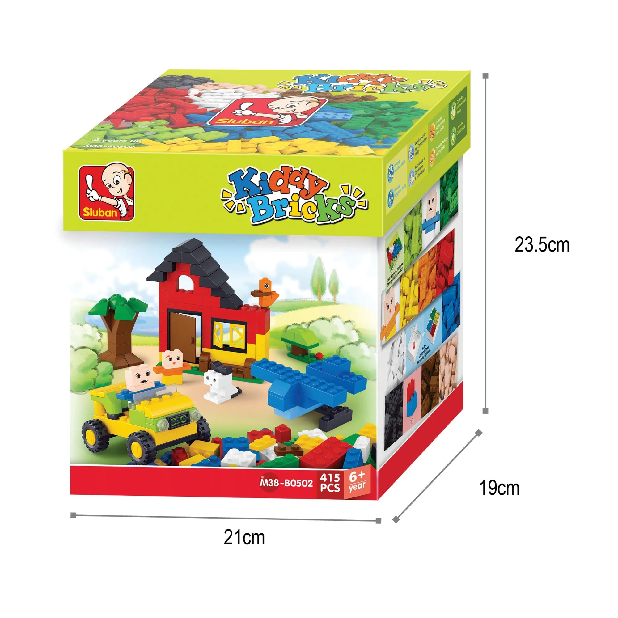 Playzu By Sluban Kiddy Bricks Building Blocks Toys || 6years to 12years