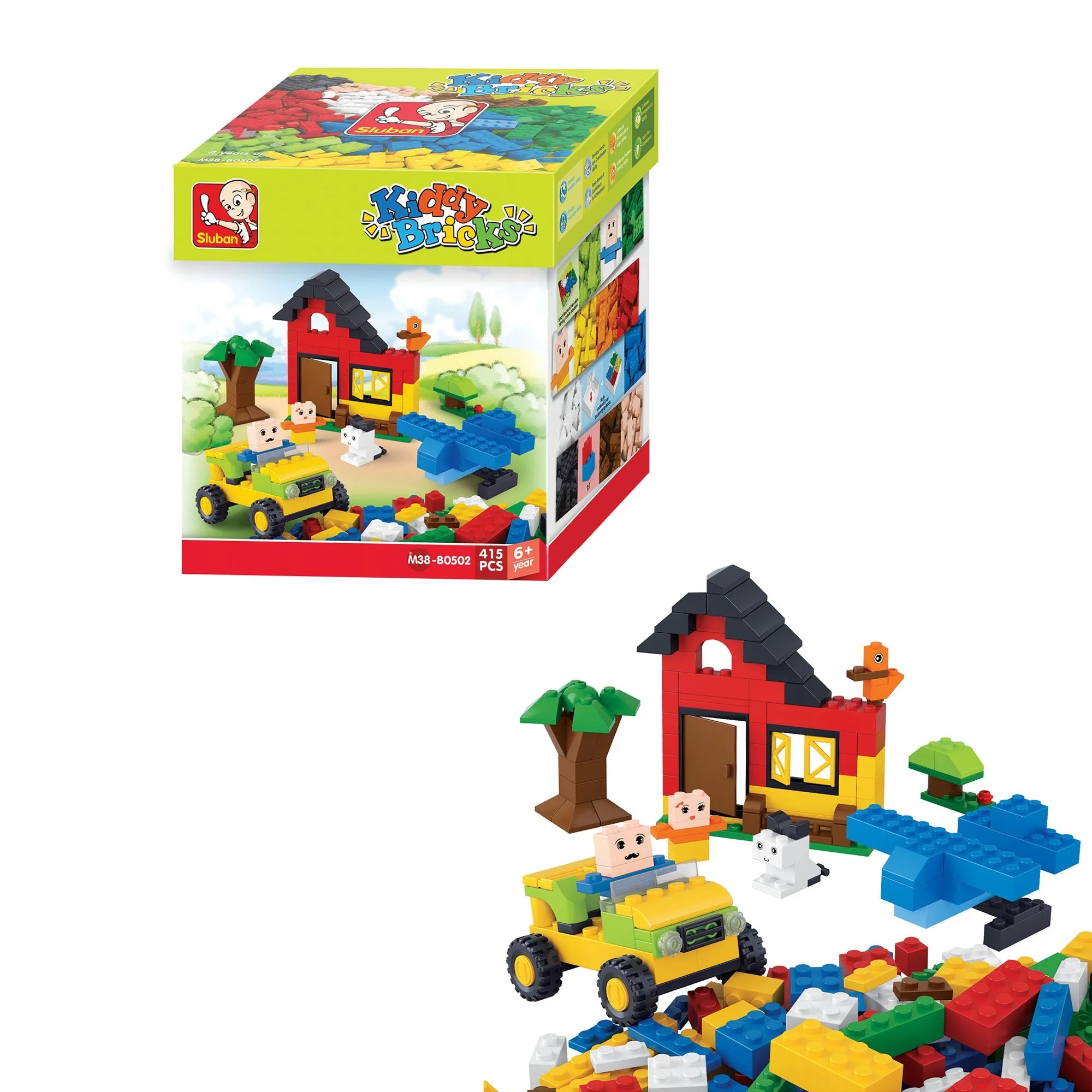 Playzu By Sluban Kiddy Bricks Building Blocks Toys || 6years to 12years