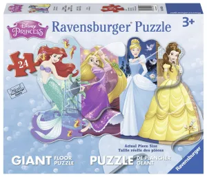 Pretty Princesses - 24pc Shaped Floor Puzzle