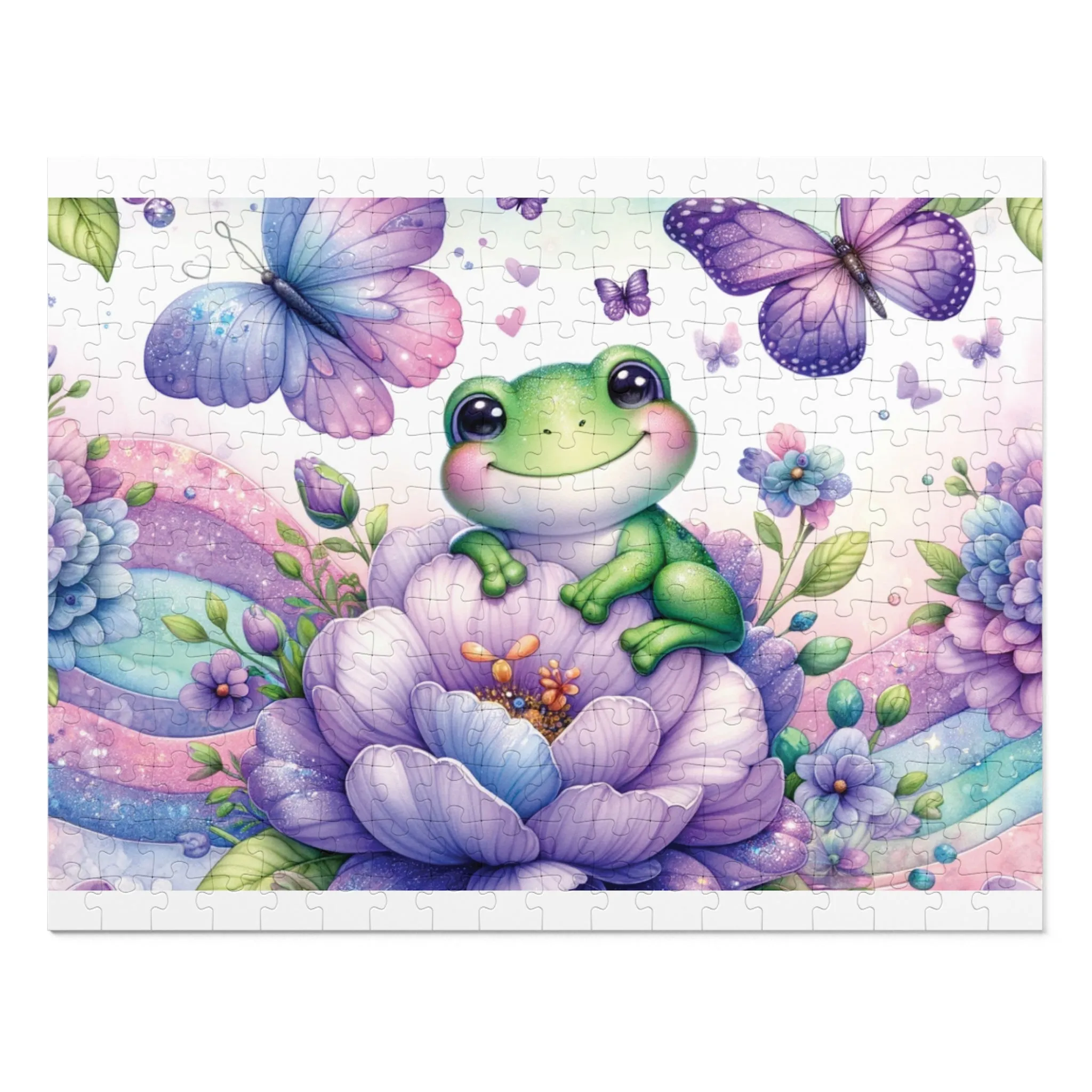 Puzzle, Frog, Personalised/Non-Personalised (30, 110, 252, 500,1000-Piece) awd-624