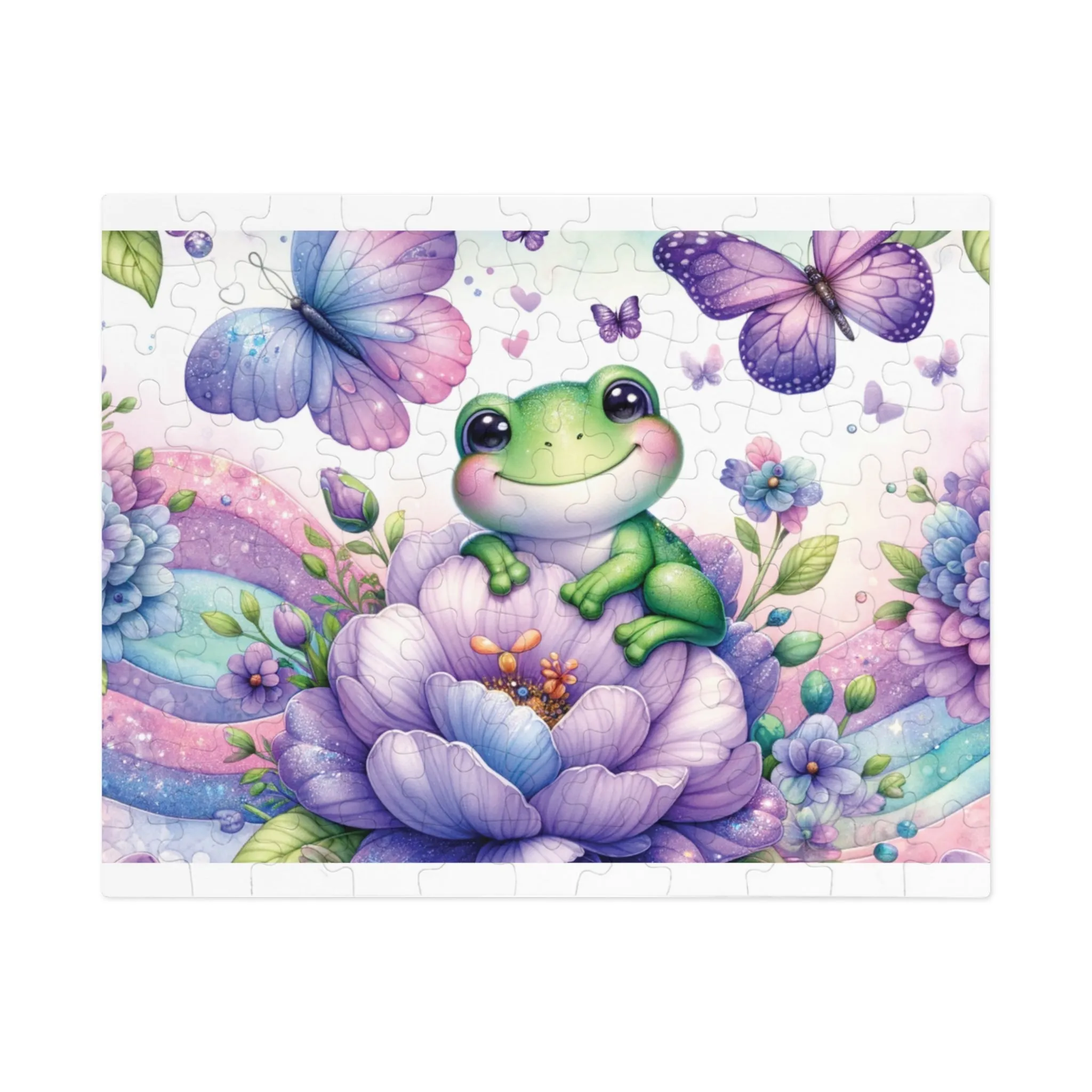 Puzzle, Frog, Personalised/Non-Personalised (30, 110, 252, 500,1000-Piece) awd-624