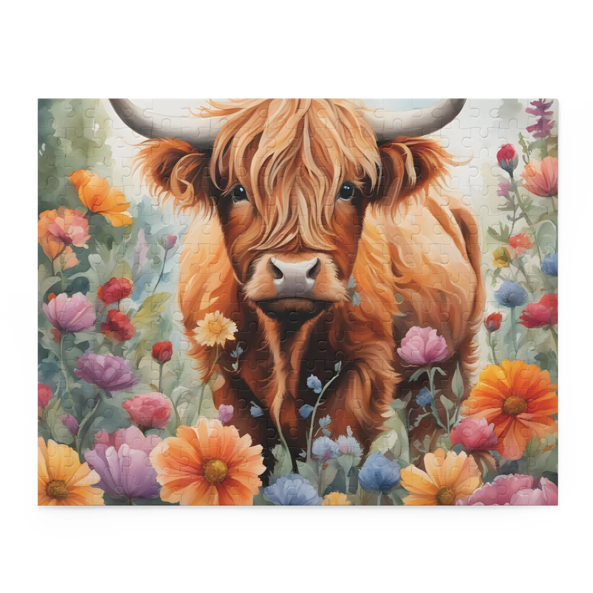 Puzzle,  Highland Cow (120, 252, 500-Piece) awd-642