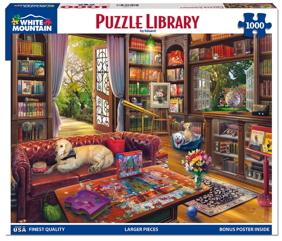 Puzzle Library (1796pz) - 1000 Piece Jigsaw Puzzle