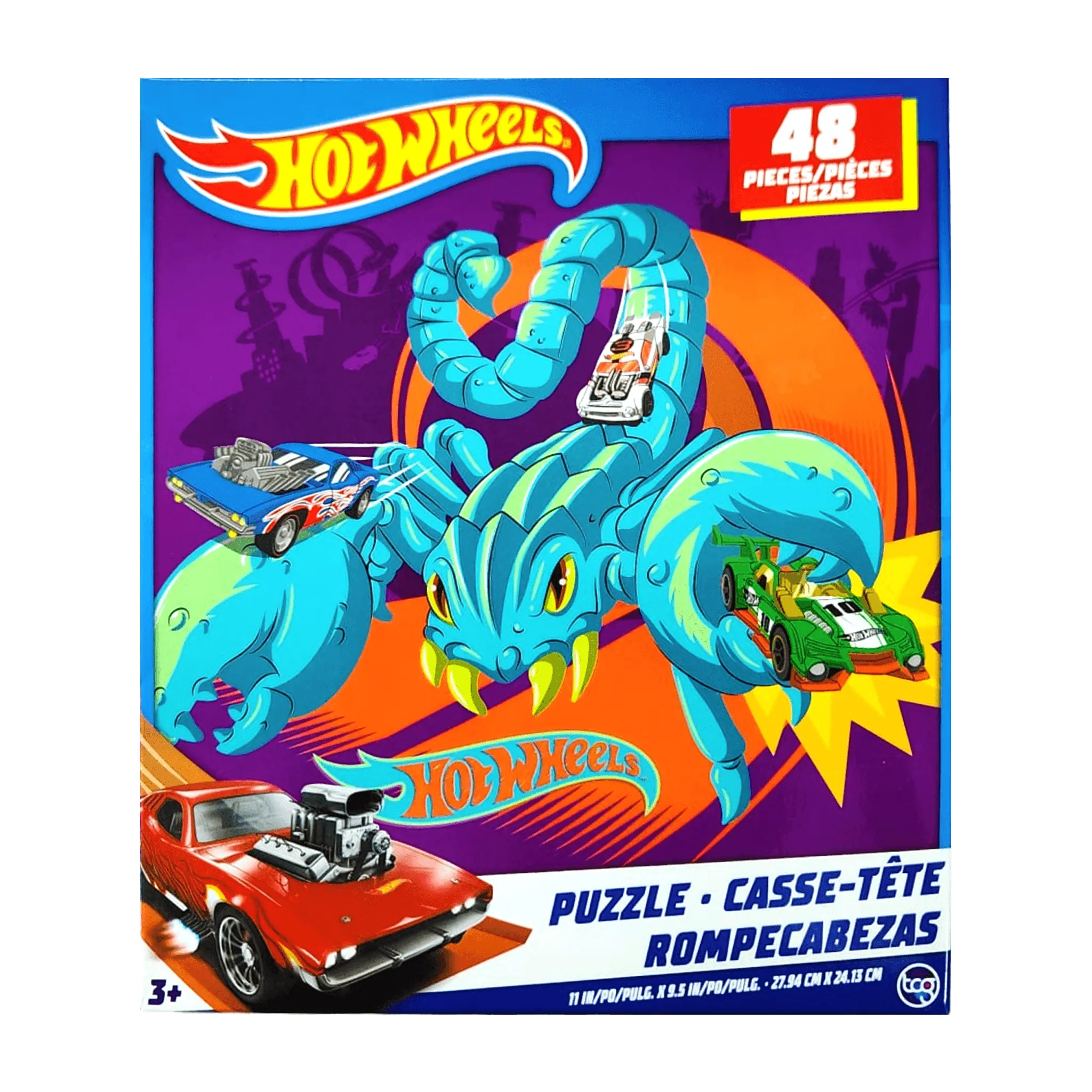 Puzzles: Spider-Man, Hot Wheels, Gabby's Dollhouse, Play-Doh & My Little Pony - 48 Pcs.