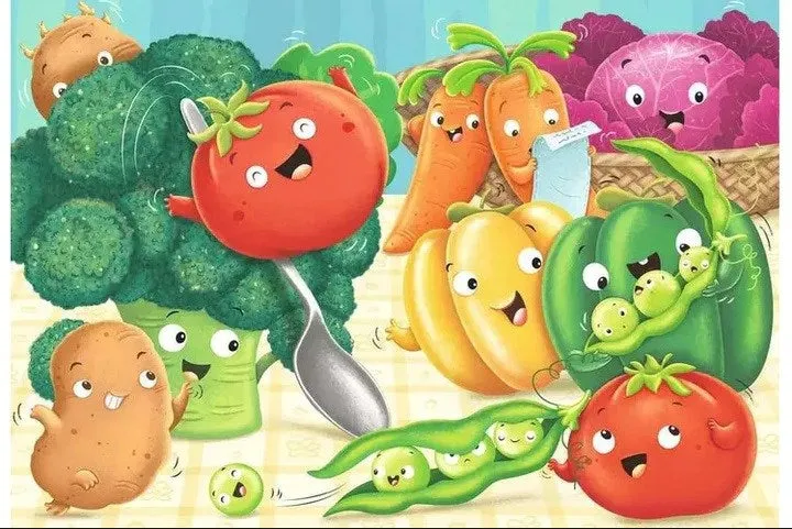 Ravensburger Fruit & Veggie Fun Puzzle 2x24pc