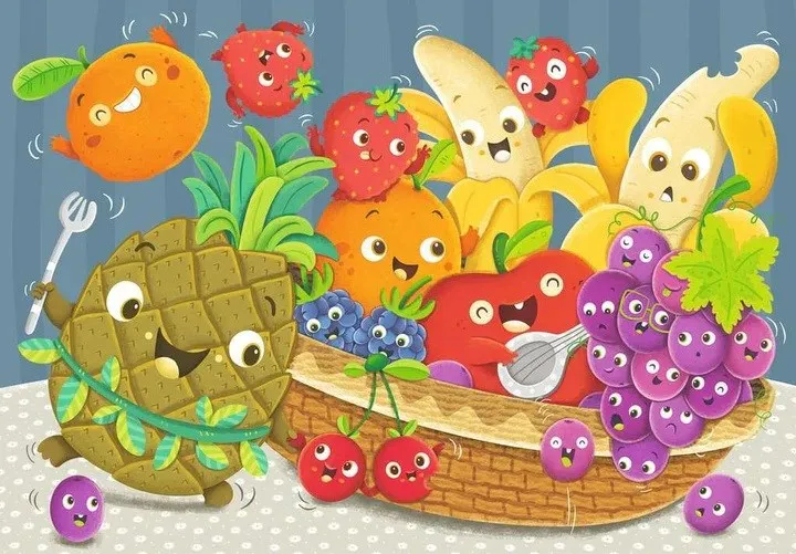 Ravensburger Fruit & Veggie Fun Puzzle 2x24pc