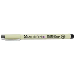 SAKURA PIGMA MICRON 03, BLACK