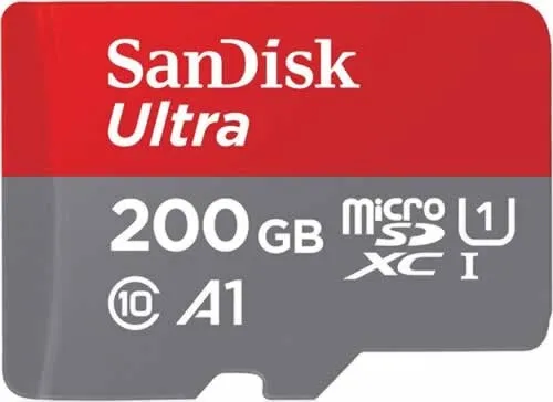 SanDisk Ultra 200GB microSD XC Memory Card