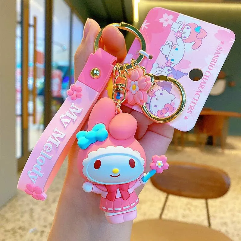 Sanrio Keychains Kawaii Keyring Cute Gifts for Friends