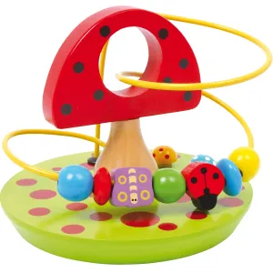 Small Foot Beads Maze Wooden Toy 'Mushroom'