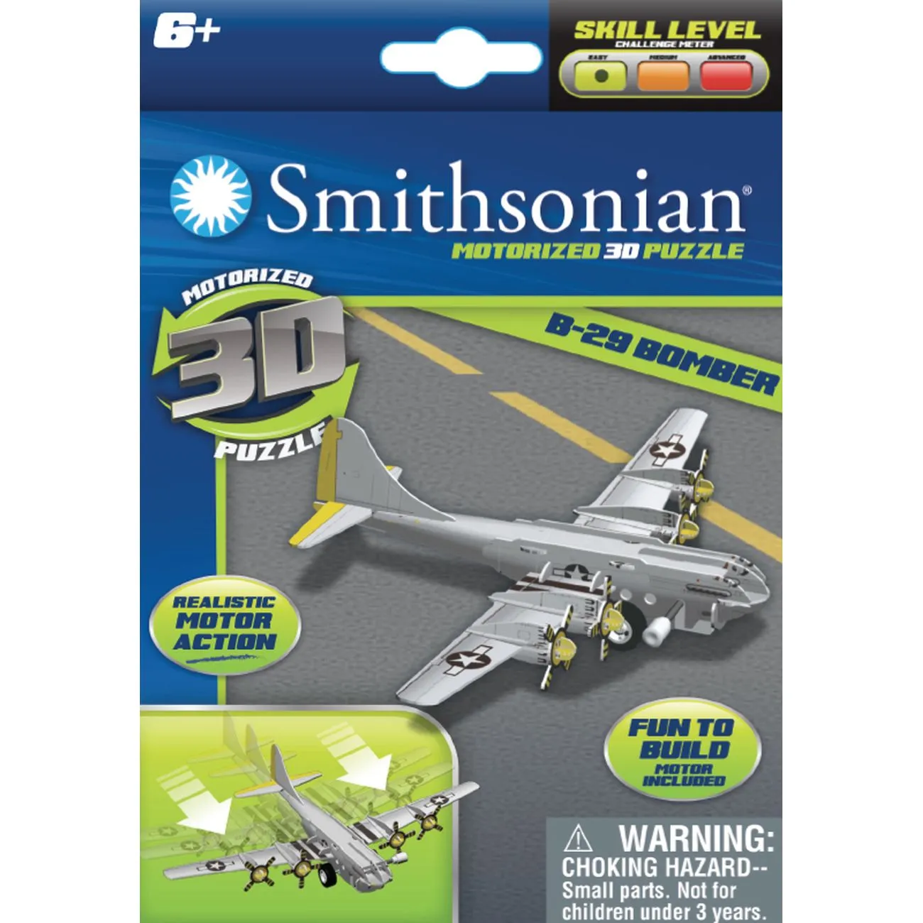 Smithsonian Motorized 3D Puzzle Flight B-29 Bomber