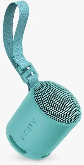 Sony SRSXB100L Waterproof Compact Bluetooth Wireless Speaker, Light Blue