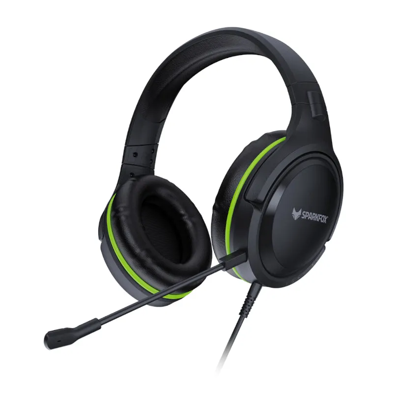 Sparkfox X-Box Series-X|S Sf11 Stereo Headset - Black And Green