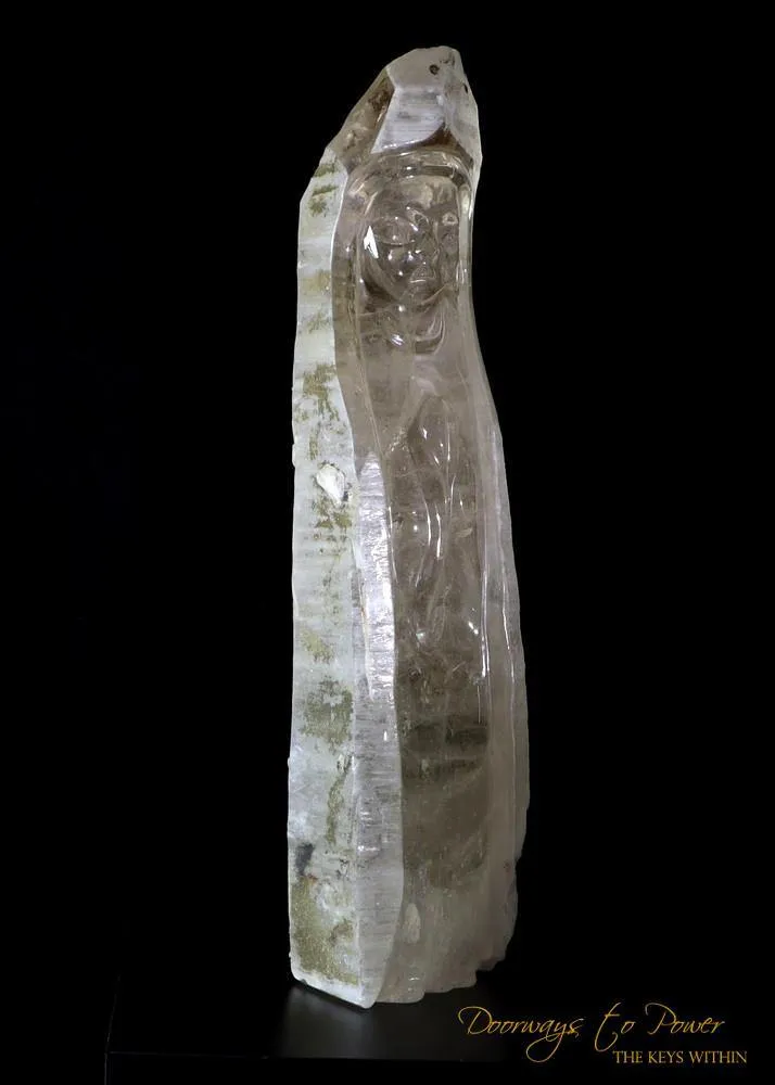 Star Mother Laser Quartz Point Crystal Sculpture 'Rare & Special'