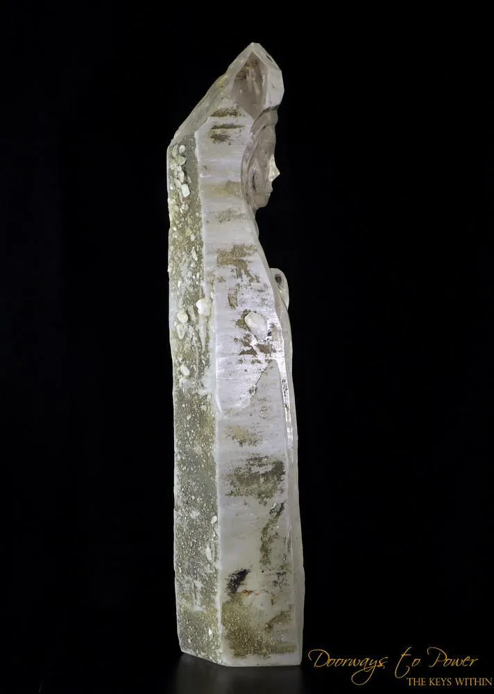 Star Mother Laser Quartz Point Crystal Sculpture 'Rare & Special'