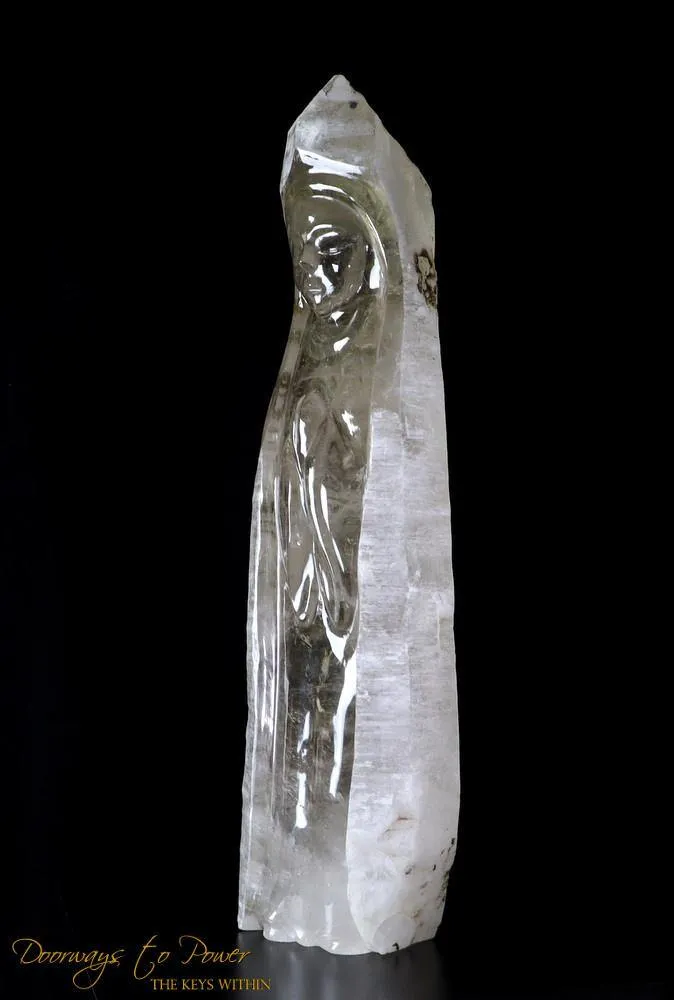 Star Mother Laser Quartz Point Crystal Sculpture 'Rare & Special'