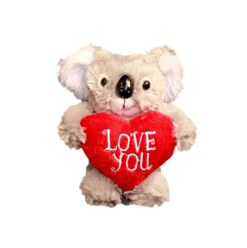 Stuffed Animal With Love you heart 8"