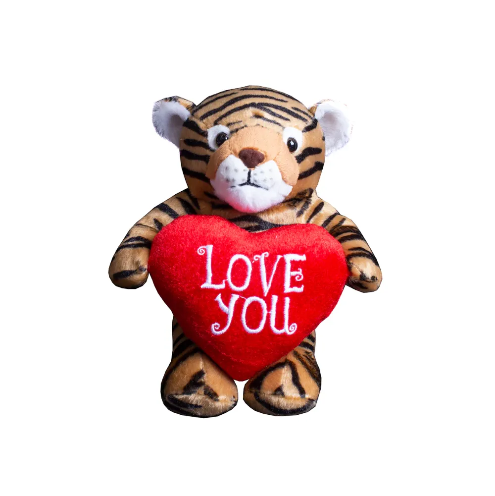 Stuffed Animal With Love you heart 8"