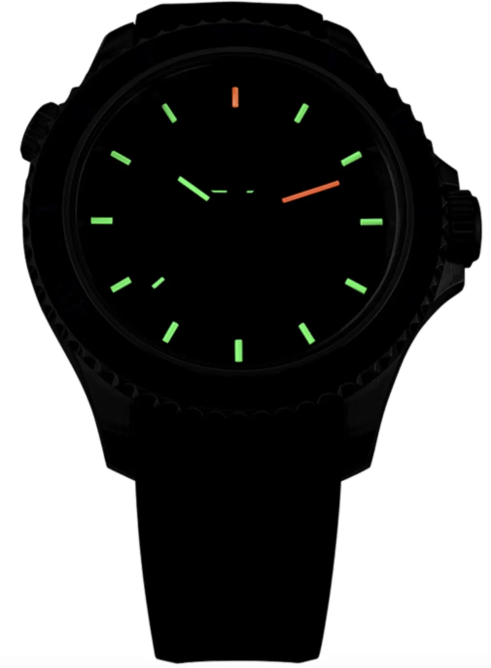 TH3 Watch P67 Diver Black Rubber