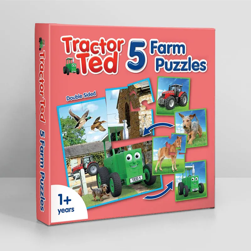 Tractor Ted 5 Farm Jigsaw Puzzles