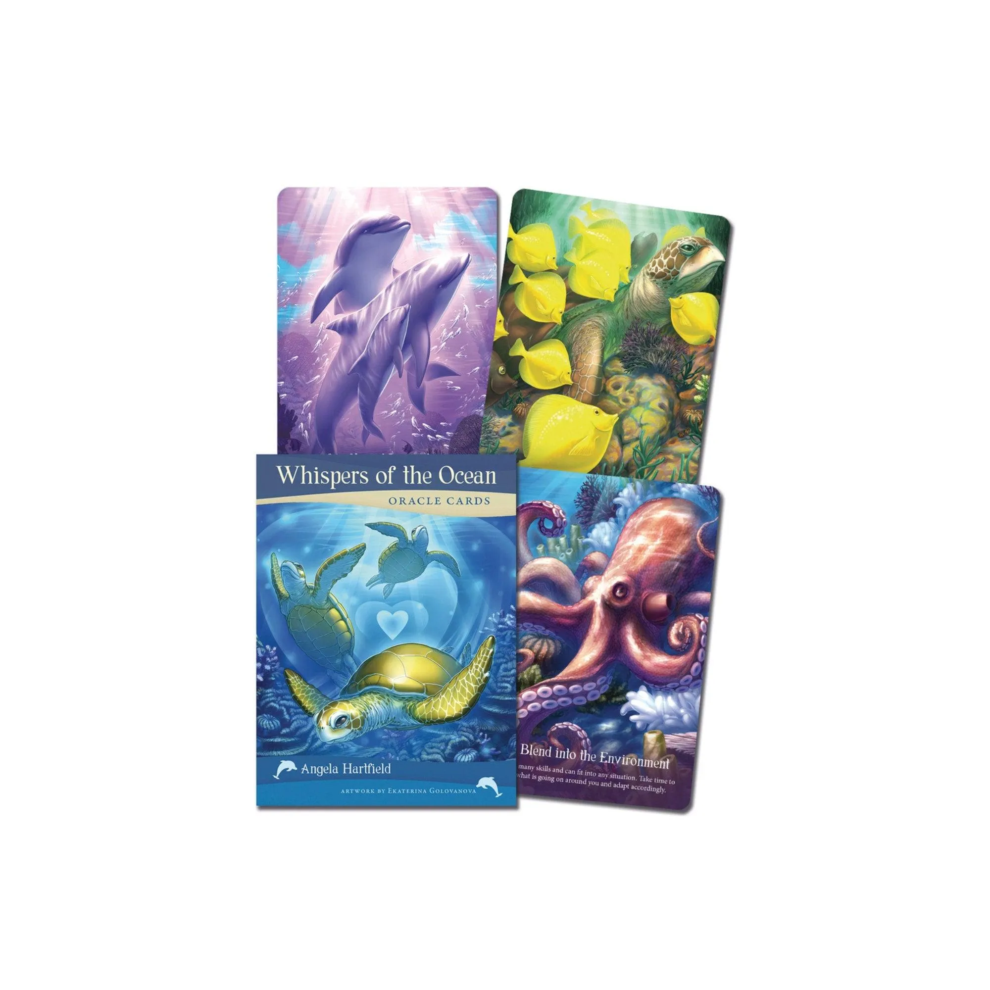 Whispers of the Ocean Oracle Cards by Angela Hatfield & Ekaterina Golovanova