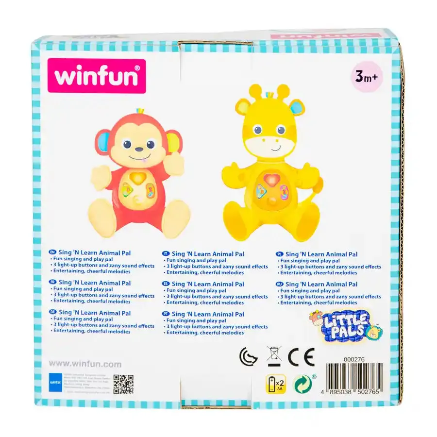 Winfun Sing 'N Learn Animal Pal - Giraffe