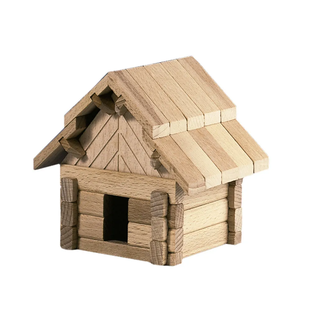 Wooden Building Puzzle - The Sheep Hut