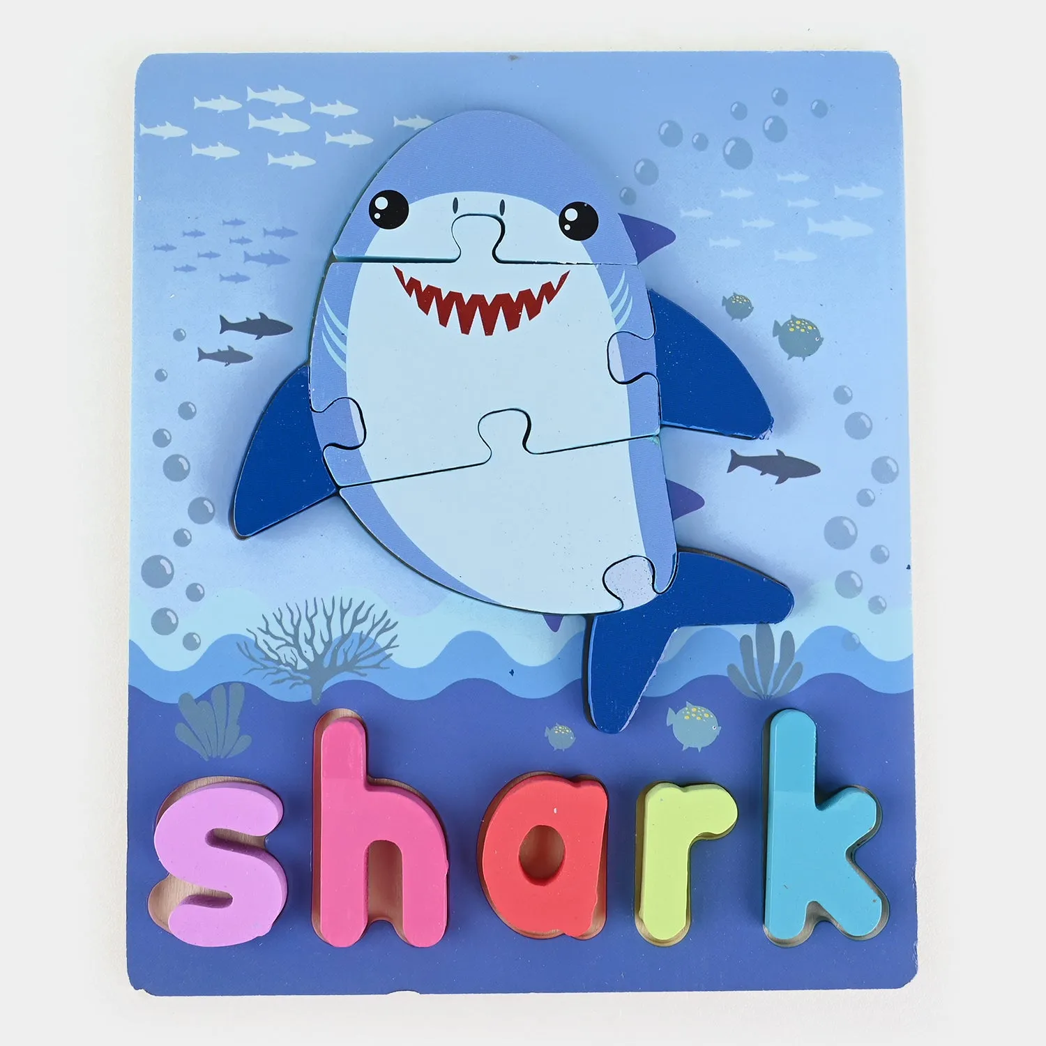 Wooden Puzzle Shark