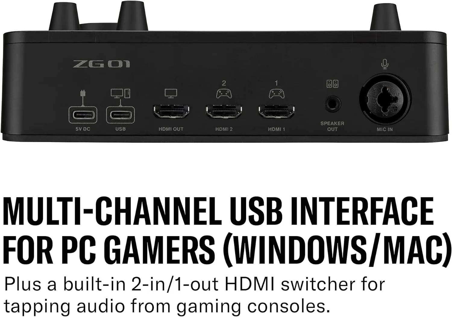 Yamaha ZG01 Gaming Mixer for Voice Chat and Game Streaming